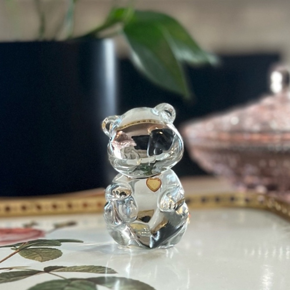 Fenton Handmade Crystal Bear Figurine